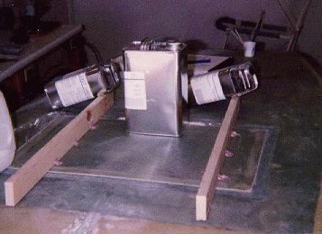 Brake being floxed in place