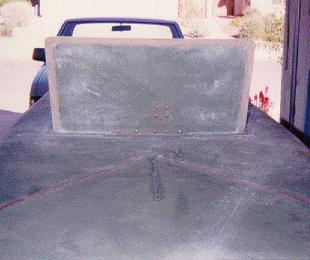 Front view of brake