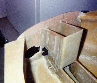 Landing light bulkhead cutouts