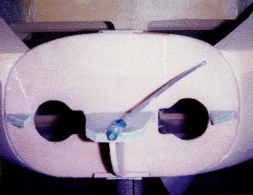 Pitot tubing in nose